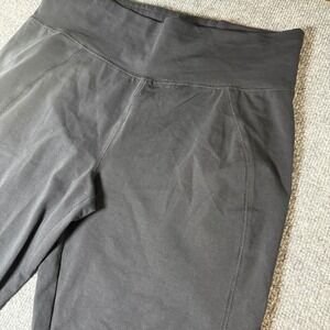 Susan Graver Weekend Black High Waisted Athletic Leggings Women's Size M